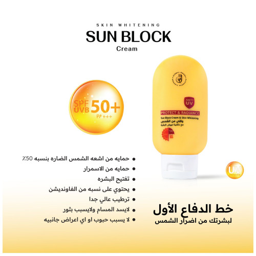 واقي الشمس مع كريم اساس