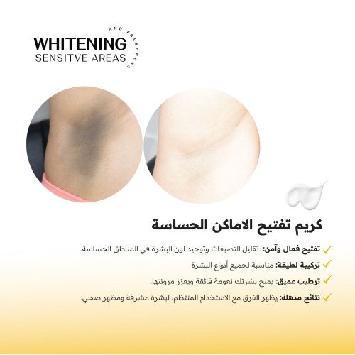 تفتيح المناطق الحساسة تفتيح المناطق الحساسة