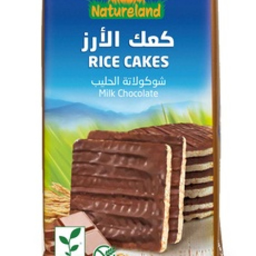 كعك الأرز بالشوكولاته بالحليب 90 جم ارض الطبيعة
