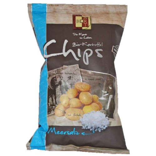    رقائق البطاطس بملح البحر 120 غ