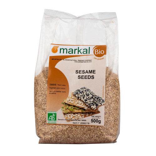بذور السمسم كامل ابيض ماركال 500 جم