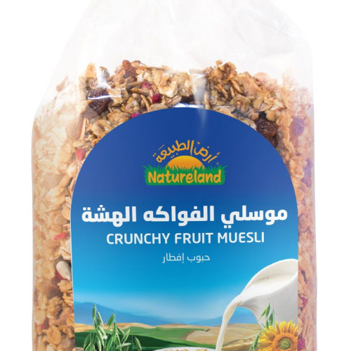 موسلي الفواكه الهشة 500جم عضوي ارض الطبيعة 