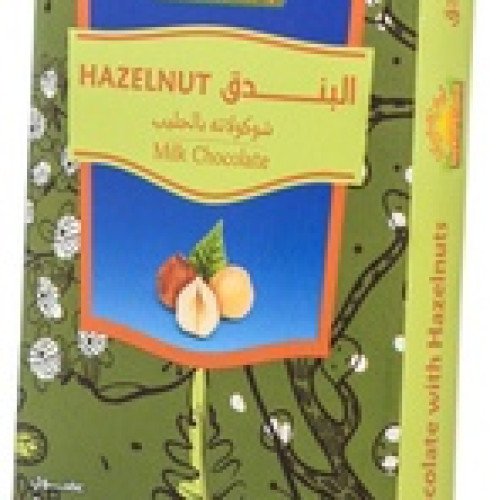 شوكولاتة بالحليب والبندق 100 جم عضوي 