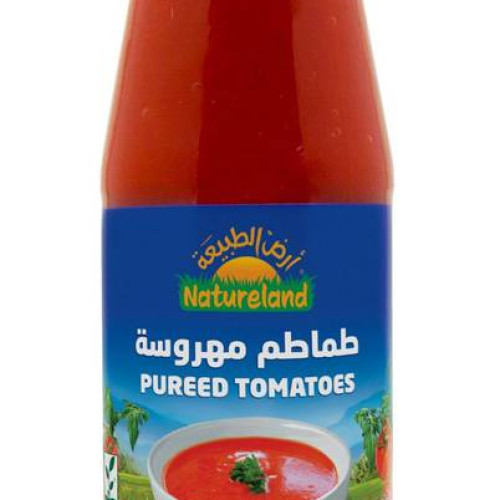 طماطم مهروسة 690 جم عضوي ارض الطبيعة