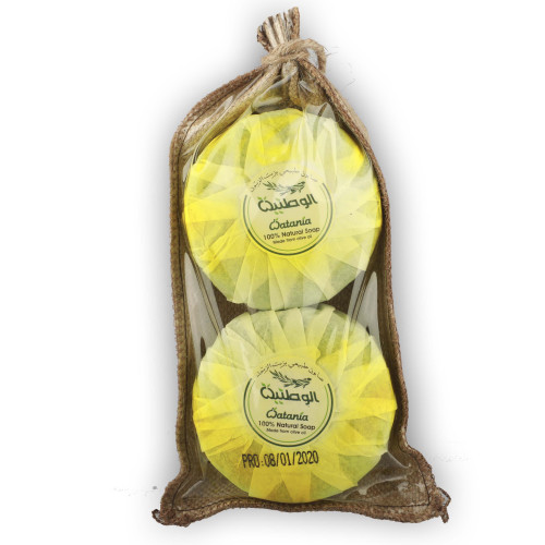 صابون بزيت الزيتون وزيت الغار 2 حبه  140 جرام 