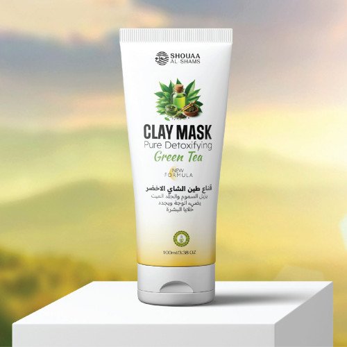 ماسك طين الشاي الاخضر ماسك طين الشاي الاخضر