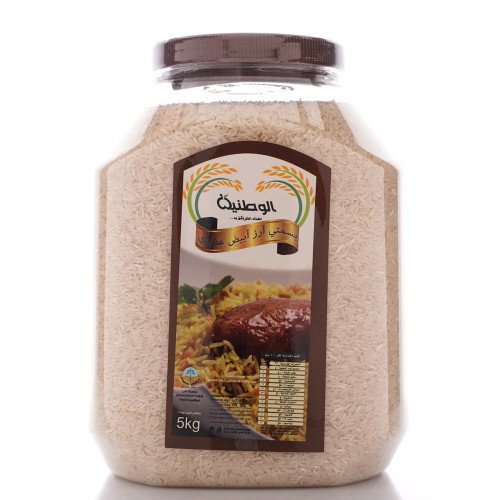 ارز بسمتي  ابيض الوطنية عضوي 5 كجم