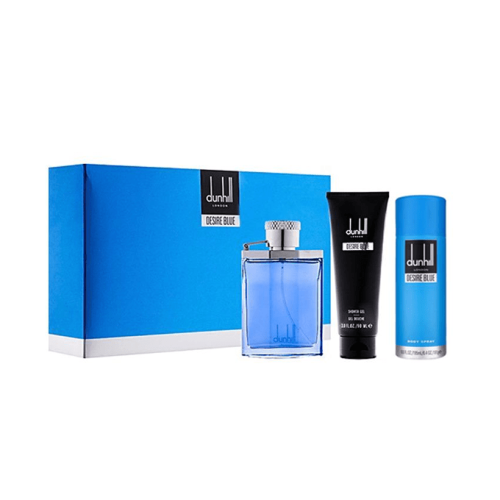 مجموعة عطر ديسر بلو من الفريد دنهيل للرجال - او دي تواليت-3 قطع |