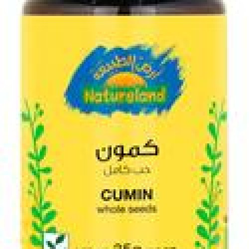 كمون حب عضوي 35جم أرض الطبيعه 