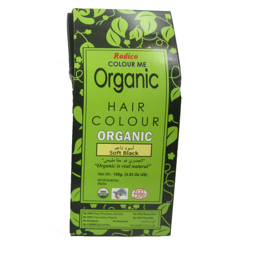 صبغة شعر اسود ناعم عضوي  100جم راديكو