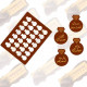 Acrylic mold measuring 4 * 3.2