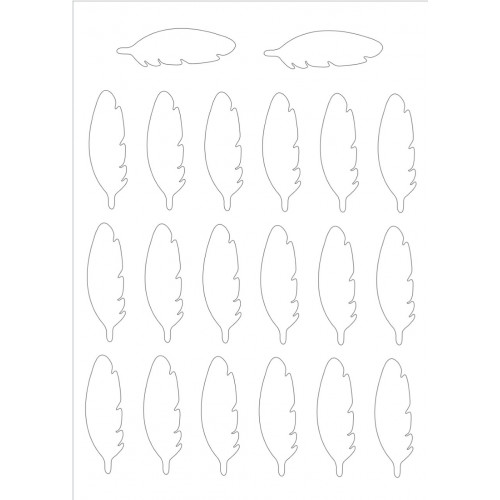  Acrylic mold measuring  7*3