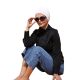 Offkwhite velvet Turban