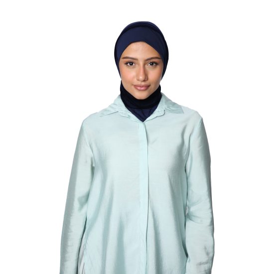Blue velvet Hijab