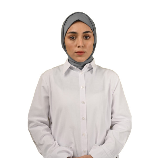 Grey Korean Hijab Grey Korean Hijab
