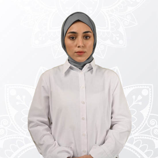 Grey Korean Hijab Grey Korean Hijab