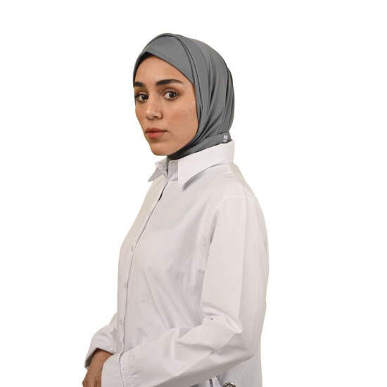 Grey Korean Hijab Grey Korean Hijab