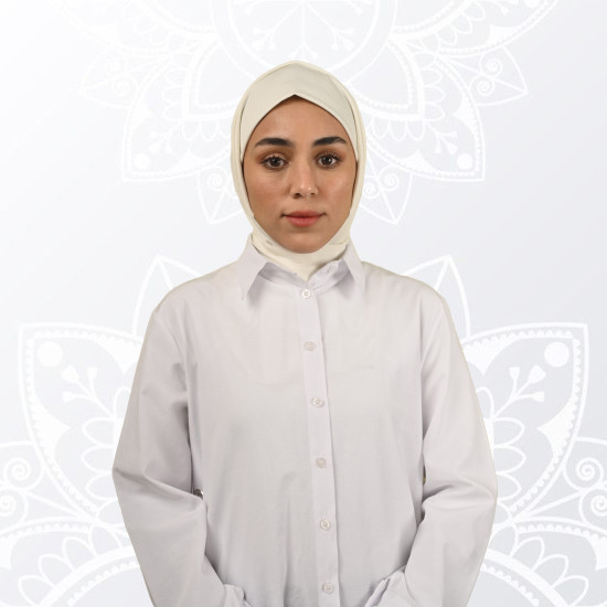 OffWhite Korean Hijab OffWhite Korean Hijab