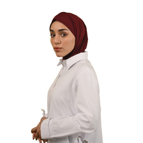 حجاب عنابي كوري