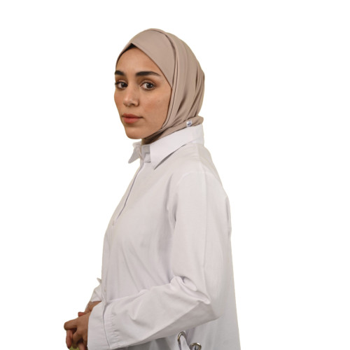 Biege Korean Hijab