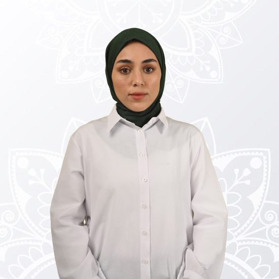 حجاب قطن زيتي