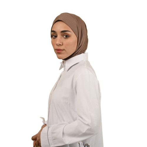 Brown Cotton Hijab