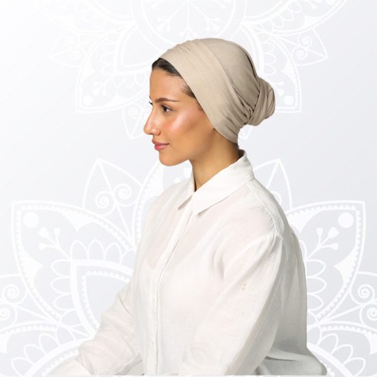 Nude Turban bun Nude Turban bun