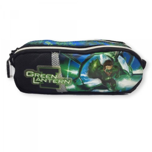  Pencil Case With Two Zippers Green lantern