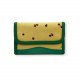 Wallet with Button Click BUSQUETS Green and Beige