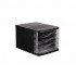 Desktop Drawers ARK Plastic Black Transparent 4 Drawers Desktop Drawers ARK Plastic Black Transparent 4 Drawers