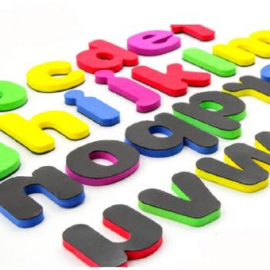 English letters Foam sponge with magnet English letters Foam sponge with magnet