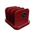 Office Paper Organizer Base TENEX Plastic Burgundy