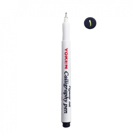 Calligraphy Pen YOKEN 1 mm Blcak Calligraphy Pen YOKEN 1 mm Blcak
