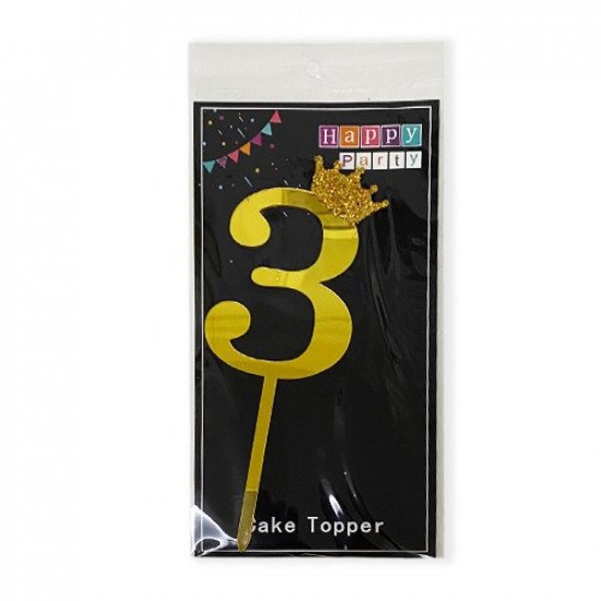 cake Topper NO 3 cake Topper NO 3