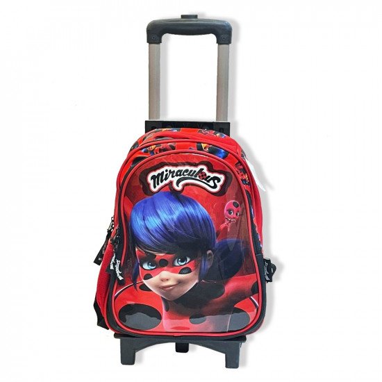 School Bag Wheeled 33x43 cm LADYBUG Shiny Picture School Bag Wheeled 33x43 cm LADYBUG Shiny Picture