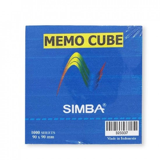 Memo Cube Whith SIMBA 9x9x9 cm