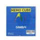 Memo Cube Whith SIMBA 9x9x9 cm