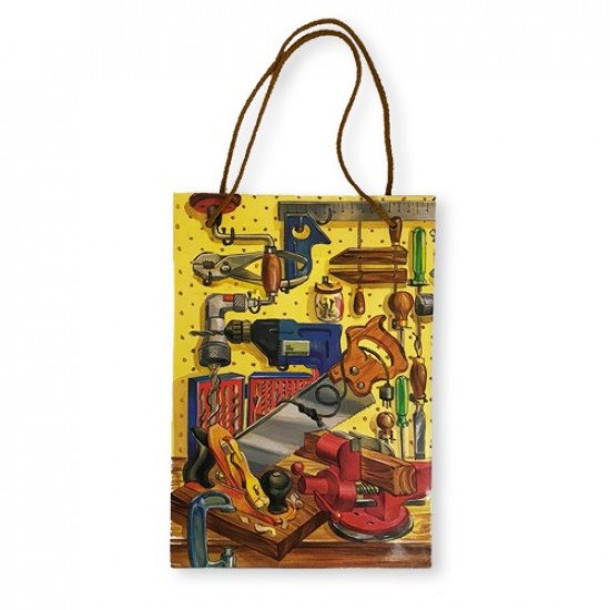 Gift Bag Paper Carpentry 26x18x10 cm Gift Bag Paper Carpentry 26x18x10 cm