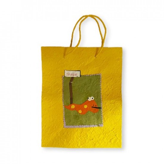Gift Bag Natural Paper 25x20x11 cm Gift Bag Natural Paper 25x20x11 cm