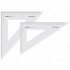 Set Triangle 2 Pcs Transparent 10*12 Inch isomars Set Triangle 2 Pcs Transparent 10*12 Inch isomars
