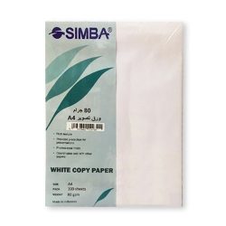 White Copy Paper SIMBA 100 Sheets 80 gm