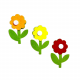 Gogh Stereoscopic Rose Shape 3 Pieces Gogh Stereoscopic Rose Shape 3 Pieces