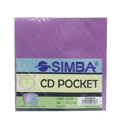 Metallic Color Envelopes CD 13x13 cm SIMBA 10 Pcs