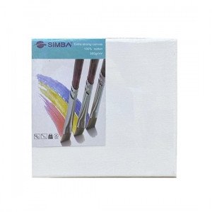 Canvas Board Squire 15x15 cm White