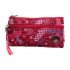 Pencil Case with Zippers Busquets Red Roses 