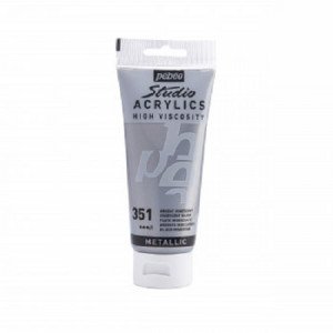 Studio Acrylics Fine Acrylic Pebeo 100 ml Silver Metallic