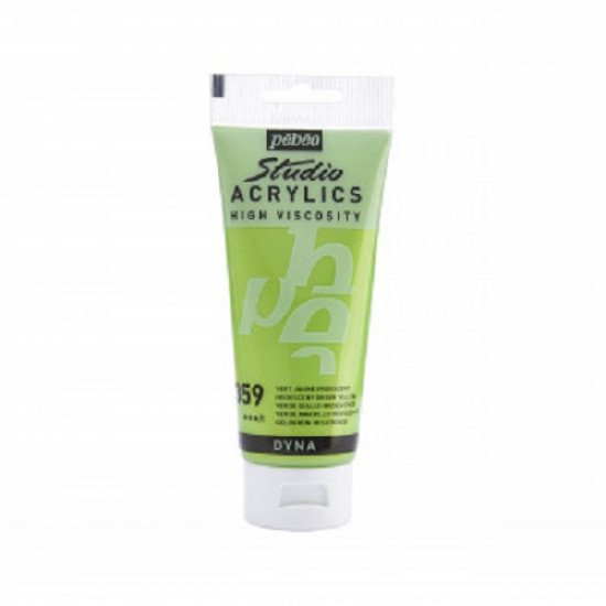 Studio Acrylics Fine Acrylic Pebeo 100 ml Green Yellow Iridescent