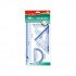 A set Of 4 Pieces A Triangle 2 Pieces A Protractor And A Ruler Transparent Blue KEYROAD