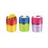  Sharpeners KEYROAD Iron Barrel Shape Two Holes With Cover Several Colors