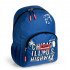 School Backpack Route 66 Blue BUSQUETS Big Pocket